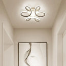 Modern abstract black & white led ceiling light for kitchens