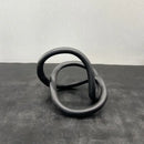 Modern abstract gold ring knot sculpture living room art decor