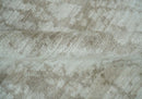Modern Abstract Gray and Silver Hand knotted 6x9 Viscose Area Rug
