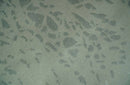 Modern Abstract Gray, Green and Silver Hand loom 4.6x6.6 wool and Art Silk Area Rug