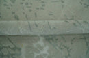 Modern Abstract Gray, Green and Silver Hand loom 4.6x6.6 wool and Art Silk Area Rug