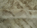 Modern Abstract Ivory, Olive and Beige Hand Knotted 6x9 wool and art silk Area Rug