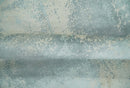 Modern Abstract Light Blue, Beige and Gray Hand loom 5x8 wool and Viscose Area Rug