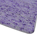 Modern Abstract Purple and Silver Hand knotted 8x10 Woven Art Silk Area Rug