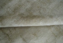 Modern Abstract Silver and Olive Hand knotted 6x9 Bamboo Silk Area Rug