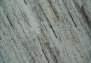 Modern Abstract Silver, Gray and Charcoal Dari 5x8 Pet yarn Area Rug