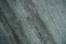 Modern Abstract Silver, Green and Charcoal Hand loom 6x9 wool and Bamboo Silk Area Rug