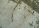 Modern Abstract Silver, Olive and Gray Hand loom 6x9 wool and Viscose Area Rug