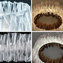 Modern acrylic ceiling chandelier gold ring light for dining room