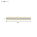 DecorBites™ Modern Acrylic LED Bathroom Vanity Lighting Fixture in Warm/White Light, 16"/19.5"/23.5" Wide