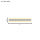 DecorBites™ Modern Acrylic LED Bathroom Vanity Lighting Fixture in Warm/White Light, 16"/19.5"/23.5" Wide
