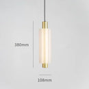 Modern acrylic minimalist pendant lights bedroom led lamp