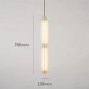 Modern acrylic minimalist pendant lights bedroom led lamp