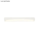Modern acrylic rectangular vanity light fixture for bathroom