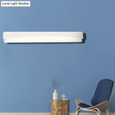 Modern acrylic rectangular vanity light fixture for bathroom