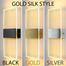 Modern acrylic touch sensor led wall lamp bedroom sconce