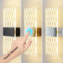 Modern acrylic touch sensor led wall lamp bedroom sconce