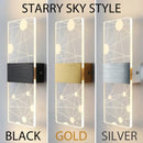 Modern acrylic touch sensor led wall lamp bedroom sconce