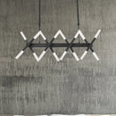 DecorBites™ Modern Acrylic Tube Island Pendant Light - 16/20 Lights - Black/White/Gold - Dining Room Ceiling Lighting