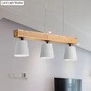 DecorBites™ Modern Adjustable Cone Pendant Lamp - 3/5-Light Island Drop Light in Black/White