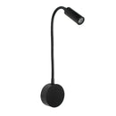 Modern adjustable gooseneck led bedside wall sconces bedroom reading lamp