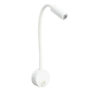 Modern adjustable gooseneck led bedside wall sconces bedroom reading lamp