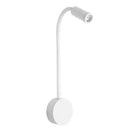 Modern adjustable gooseneck led bedside wall sconces bedroom reading lamp