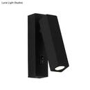 DecorBites™ Contemporary Mini LED Wall Sconce with Rotatable Metallic Design - Black/Silver/White