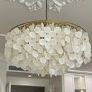 Modern aeolian bells shell chandelier living room pendant light