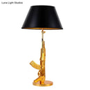 DecorBites™ Nordic Modern AK47 Gun_Lounge Silvery Gold Lustre Bedroom Lamp LED Floor Lamps Kids Children Room Fixtures Home Loft Decor