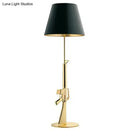 DecorBites™ Nordic Modern AK47 Gun_Lounge Silvery Gold Lustre Bedroom Lamp LED Floor Lamps Kids Children Room Fixtures Home Loft Decor