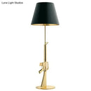 DecorBites™ Nordic Modern AK47 Gun_Lounge Silvery Gold Lustre Bedroom Lamp LED Floor Lamps Kids Children Room Fixtures Home Loft Decor