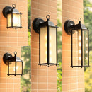 Modern Aluminum Wall Lamp for Outdoor with Clear & Frosted Glass Options