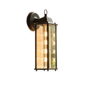 Modern Aluminum Wall Lamp for Outdoor with Clear & Frosted Glass Options