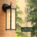 Modern Aluminum Wall Lamp for Outdoor with Clear & Frosted Glass Options