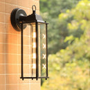 Modern Aluminum Wall Lamp for Outdoor with Clear & Frosted Glass Options