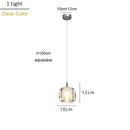 Modern amber and gold crystal led chandelier living room pendant