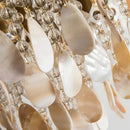 Modern amber & clear crystal led ceiling lamps for living room
