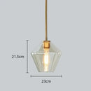 Modern amber glass chandelier amber and brass pendant light dining room