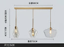 Modern amber glass chandelier amber and brass pendant light dining room