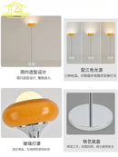 Modern amber glass iron led floor lamp for living room