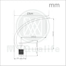 Modern arched brushed gold basin faucet bathroom mixer