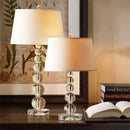Modern art deco crystal ball table lamp for bedroom