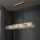 Modern art glass dining table chandelier – led luxury lighting