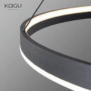 Modern artistic black chandelier living room led pendant light