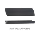 Modern asymmetrical black melamine plastic dipping sauce bowls dining