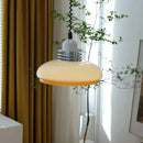 Modern bauhaus cream glass led chandelier dining room pendant light