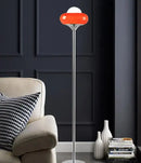 Modern bauhaus table lamp yellow & white glass bedroom light