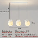 Modern bear led pendant light bedroom moon chandelier