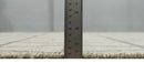 Modern Beige and Brown Geometric 5x7 Blended Wool Flatwoven Area Rug
